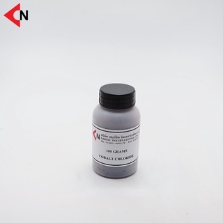 Cobalt Chloride (CoCl2)  แร่โคบอลต์คลอไรด์ ขนาดบรรจุ 100 กรัม/ขวด