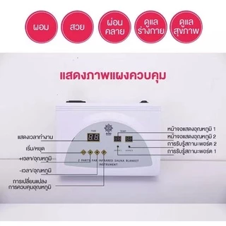 ผ้าห่มอินฟราเรด 220vโวลต์อินฟราเรดซาวน่าผ้าห่มอุ่นรูปร่างร่างกาย ผ้าห่มกรดถุง Hippophae rhamnoides พิเศษสำหรับร้านเสริมส