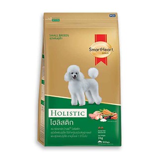 ✨นาทีทอง✨ สมาร์ทฮาร์ทโกลด์ อาหารสุนัขพันธุ์เล็ก สูตรโฮลิสติก 3กก. SmartHeart Gold Holistic Small Breed 3 kg