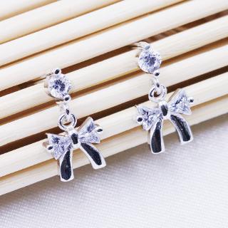 ตุ้มหูเงิน 925 ผีเสื้อหูข้อมือผู้หญิง WE54R Earrings Lady Fashion