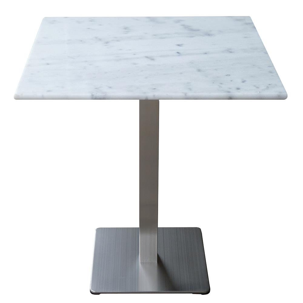 โต๊ะ เก้าอี้ โต๊ะสนามหินอ่อนทรงเหลี่ยม SPRING ลายหินอ่อน เฟอร์นิเจอร์นอกบ้าน สวน อุปกรณ์ตกแต่ง TABLE SPRING 70X70X72.8CM