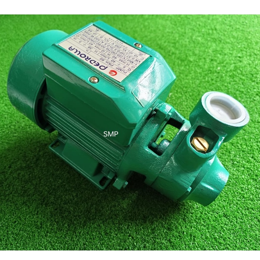Pedrolla Water Peripheral Pump Booster / Pressure Pump PKm60: 0.37kW, 40L/min, 38mH, 1phase, 1′x1