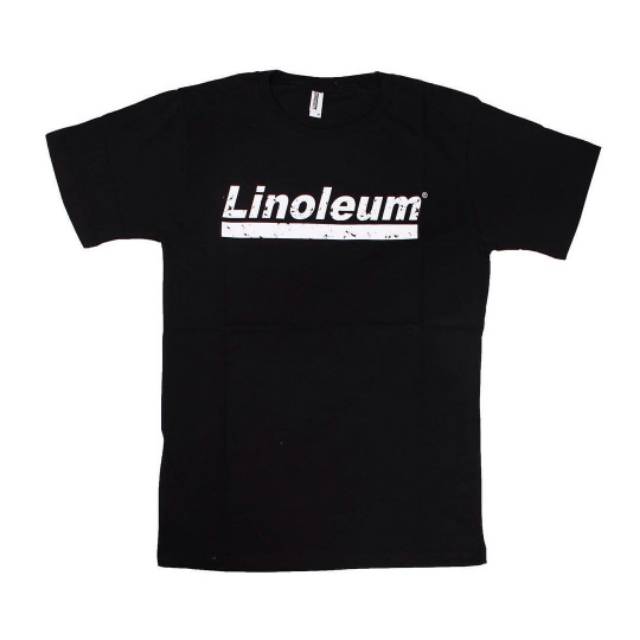 เสื้อยืด ลาย Lino OL สีดํา