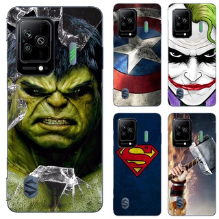 เคสโทรศัพท์ซิลิโคน TPU แบบนิ่ม ลายซุปเปอร์ฮีโร่ Marvel สําหรับ Xiaomi Blackshark 5 Pro