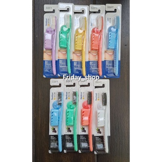 พร้อมส่ง ถูกสุด!! Denticon WANGTA White Dual Toothbrush 1 ด้าม พร้อมฝาครอบแปรงสีฟันและยางดูดสูญญากาศ (รวมในแพ็ค)