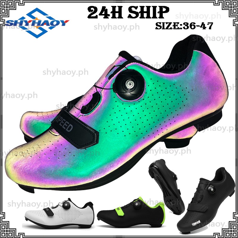 COD! Outdoor Men Cleats Shoes Road Bike Shoes For Mtb and Pedal Set WaterProof Cycling Shoes MTB Bic