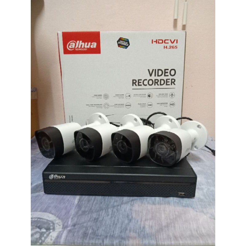 ชุด4ch.Dahuaxvr4104hs-x1กระบอกB2A21p4ตัวพร้อมฮาร์ดิส1tbราคาสุดคุ้มของแถมอีกมากมาย