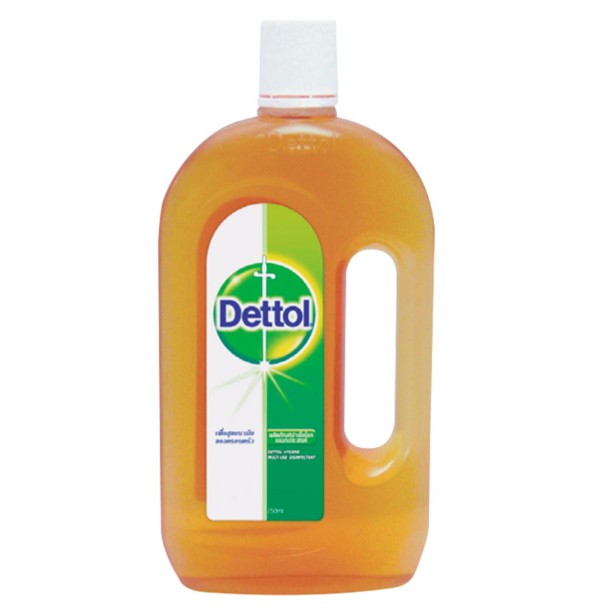 น้ำยา Dettol เดทตอล ผลิตภัณฑ์ฆ่าเชื้อโรคเอนกประสงค์ 750 ML. พร้อมส่ง
