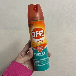 ออฟสมูธแอนด์ดรายสเปรย์กันยุง 4ออนซ์ ไล่ยุง ไล่แมลง Off Smooth and Dry Mosquito Repellent Spray 4 oz., mosquito repellent