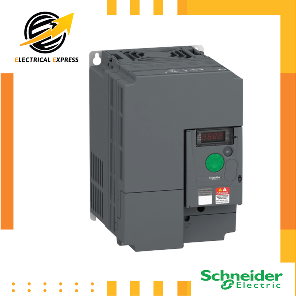 ATV310HU75N4E/10 แรง/VSD 7.5kW, 10Hp, 3P, 380V/Inverter/Schneider/อุปกรณ์ควบคุมความเร็วรอบมอเตอร์/AT