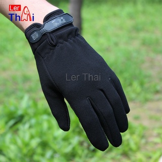 LerThai  ถุงมือมอเตอร์ไซค์ รุ่น 5.11 ไบค์เกอร์  Non-slip gloves