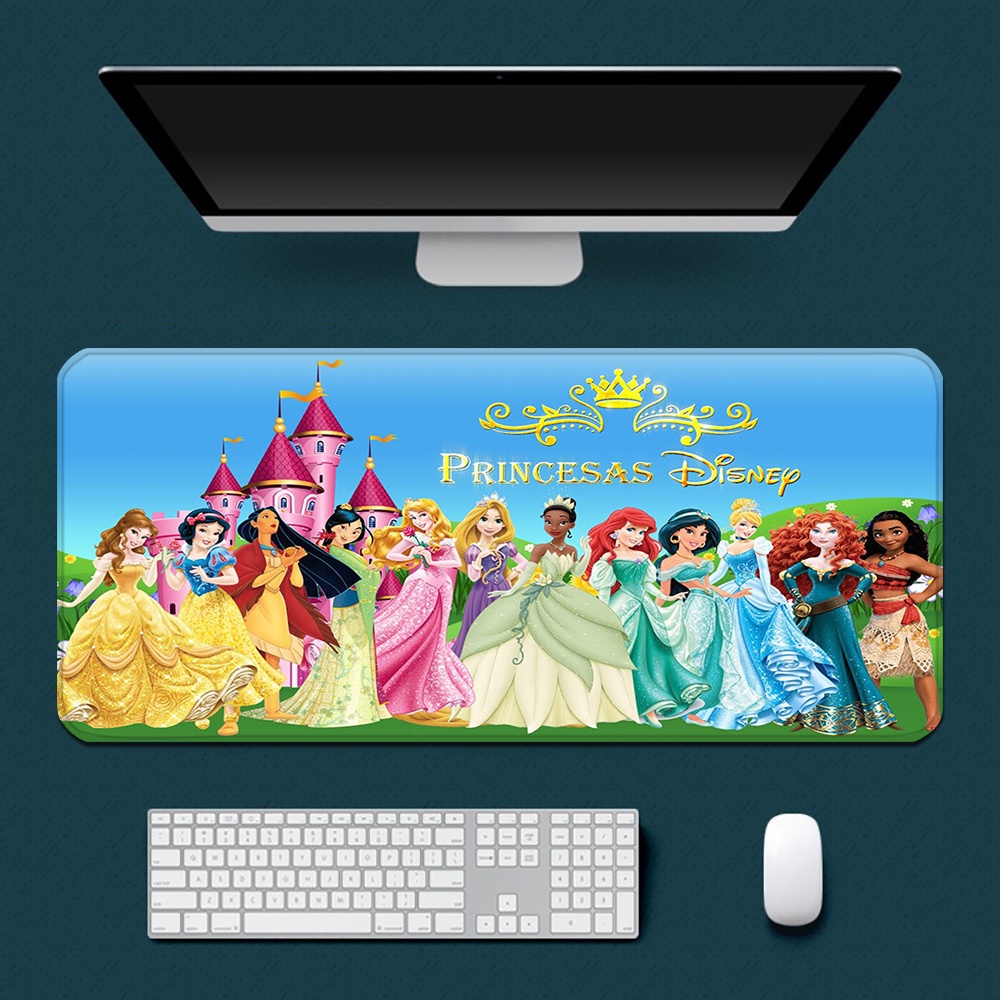 แผ่นรองเมาส์ ความละเอียดสูง ลายเจ้าหญิง Moana Jane Alice Elsa สําหรับคอมพิวเตอร์