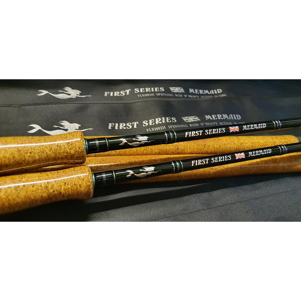 MERMAID FIRST SERIES แถมสายรัดคันเบ็ดอย่างดี Lure 90-120 g Heavy Action คันเบ็ดตกปลา เมอเมด