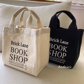 กระเป๋าผ้าใบ。 Andcici@British Museum Canvas Bag Bag Bag Bag เล็ก ๆ ชายและหญิงนักศึกษากล่องข้าวกระเป๋าถุงอาหารกลางวันกร