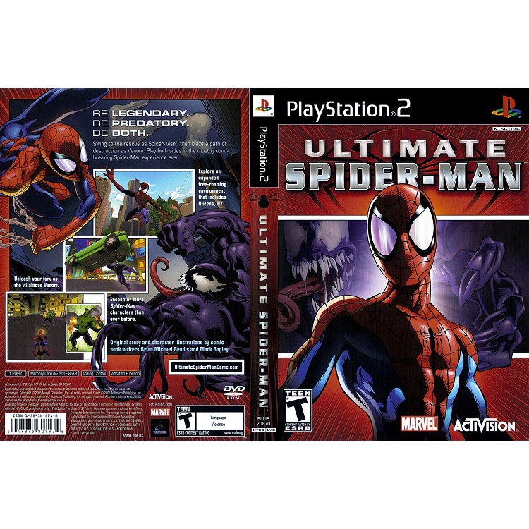 ULTIMATE SPIDER-MAN (Standard Edition) [PS2 US : DVD5 1 Disc]