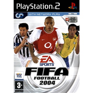 แผ่นเกมps2 FIFA Football 2004 ps2 แผ่นไรท์ เพทู ฟีฟ่า4 fifa04 fifa2004 ps2 เกมฟุตบอล play2