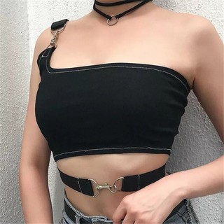 Forgirls.outfits | พร้อมส่ง | เสื้อแขนกุดสายฝอ