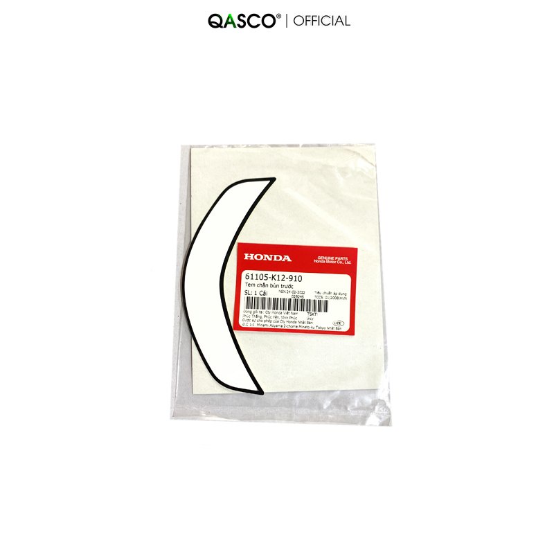 สติ๊กเกอร์บังโคลนหน้า HONDA Lead 125 QA _( 1311)