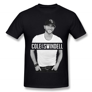 คอลูกเรือเสื้อยืด พิมพ์ลายวง Clarencejellis Cole Swindell สีดํา สไตล์ฮาราจูกุ สําหรับผู้ชาย ใส่ออกกําลังกายS-5XL