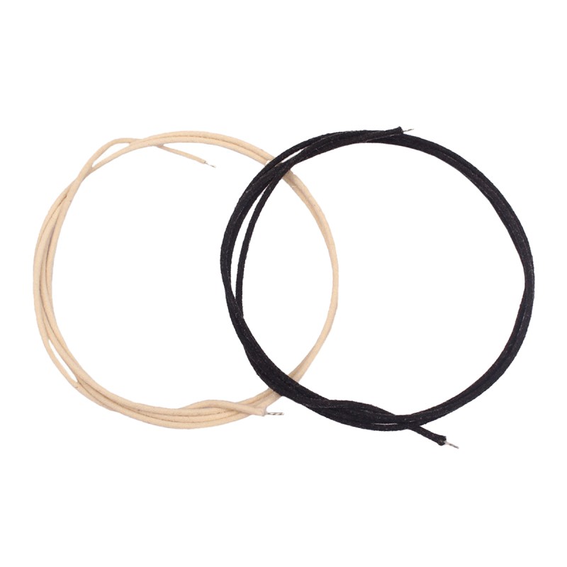 🎸 สายผ้า 1M สำหรับ Pickup กีตาร์ 22 AWG เส้นทองแดงถักแบบ Pre Tinned สไตล์วินเทจ Pushback เหมาะกับงานบัดกรี ต่อกราวด์ ง่าย 32