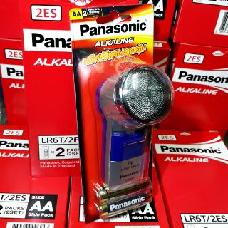 [แท้] Panasonic เครื่องโกนหนวดหัวกลมระบบใช้ถ่าน