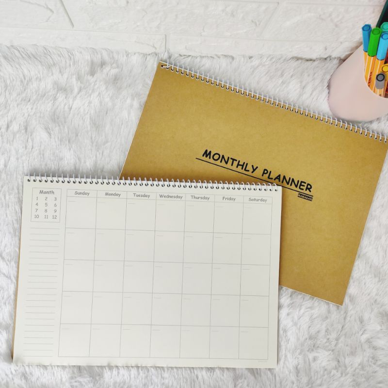 MONTHLY PLANNER ขนาด A4 แพลนเนอร์ 60 เดือน