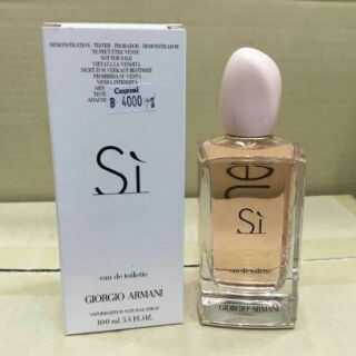 ARMANI SI EAU DE TOILETTE 100ML.
ของแท้กล่องเทสเตอร์