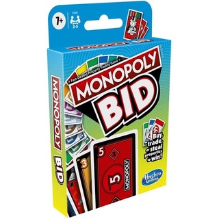 Monopoly Bid Game, Quick-Playing Card Game for 4 Players ของแท้ เกมเศรษฐี ประมูล แบบการ์ด พกพาง่าย