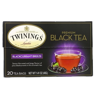 Twinings Premium Black Tea Blackcurrant Breeze ชาดำพรีเมี่ยม รสแบล็กเคอร์แรนท์บรีซ