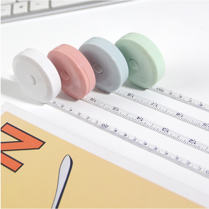 สายวัดเอว 3สี ตลับวัดเอวพกพา พร้อมส่งจากไทย