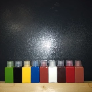 สีนูนขนาด30ml. สียาแนวกระเป๋า เฟอร์นิเจอร์หนัง เบาะหนังรถยนต์ สีทาขอบหนัง รองเท้า/เข็มขัด สีคุณภาพสูง ไม่ใช่สีย้อม