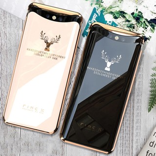 OPPO Find X เคสโทรศัพท์มือถือ ป้องกันกล้อง ชุบไฟฟ้า ลายกวาง หรูหรา สําหรับ Oppo Find X Oppo Findx