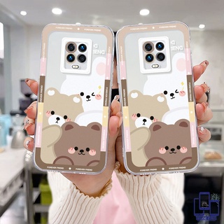 เคสโทรศัพท์มือถือ Tpu ใส แบบนิ่ม ลายการ์ตูนหมี สําหรับ Xiaomi Redmi 9C NFC 9A 9i 9T 9AT 9 PRO Power 9ACTIV 10X POCO C3 C31 M2 PRO Redmi Note 9 8 10 10S 9 10 PRO MAX 9S 11  Xiaomi Redmi POCO X3 NFC X3 PRO 10 Prime