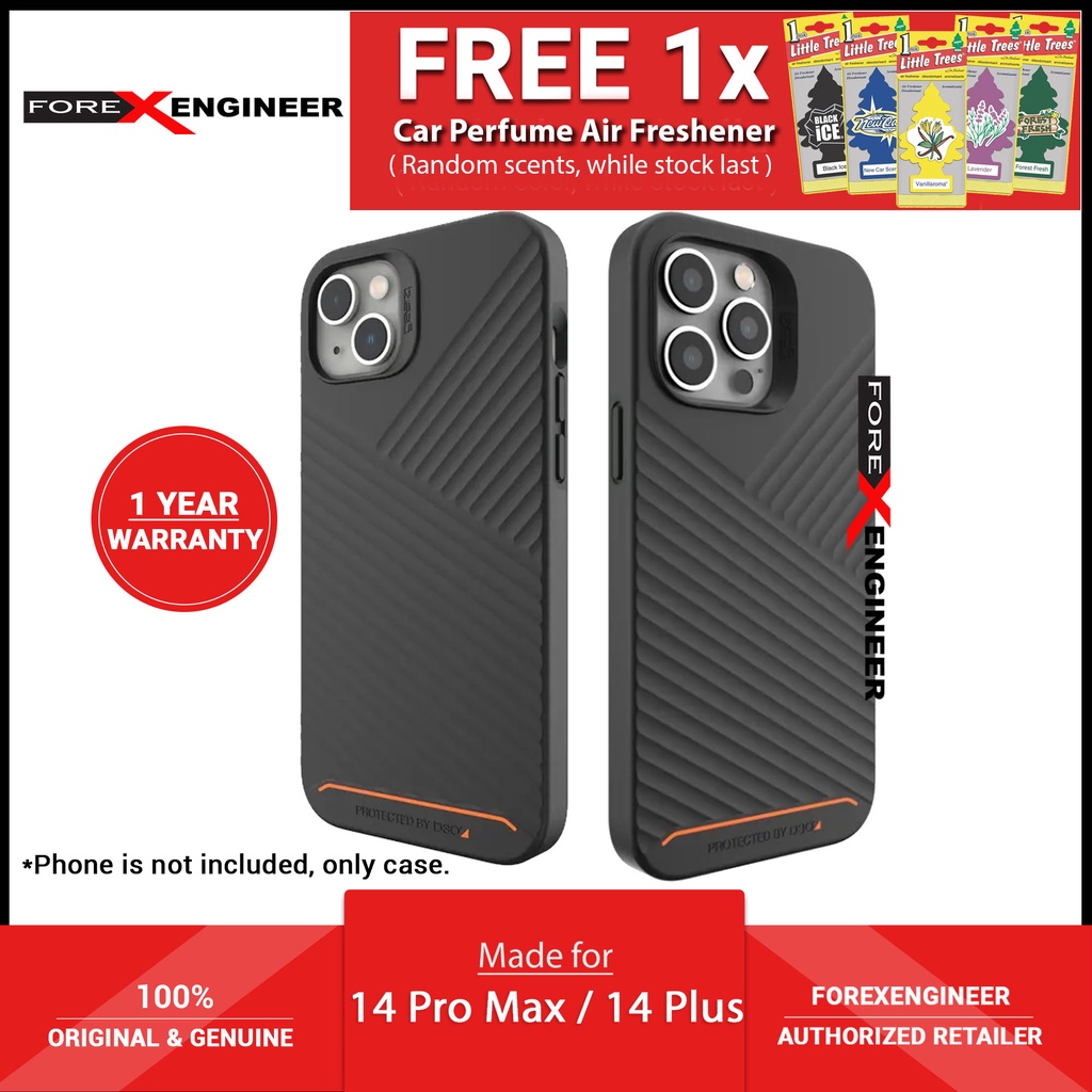 Gear4 D3O Denali Snap สําหรับ iPhone 14 [ Pro Max / Plus ] - สีดํา