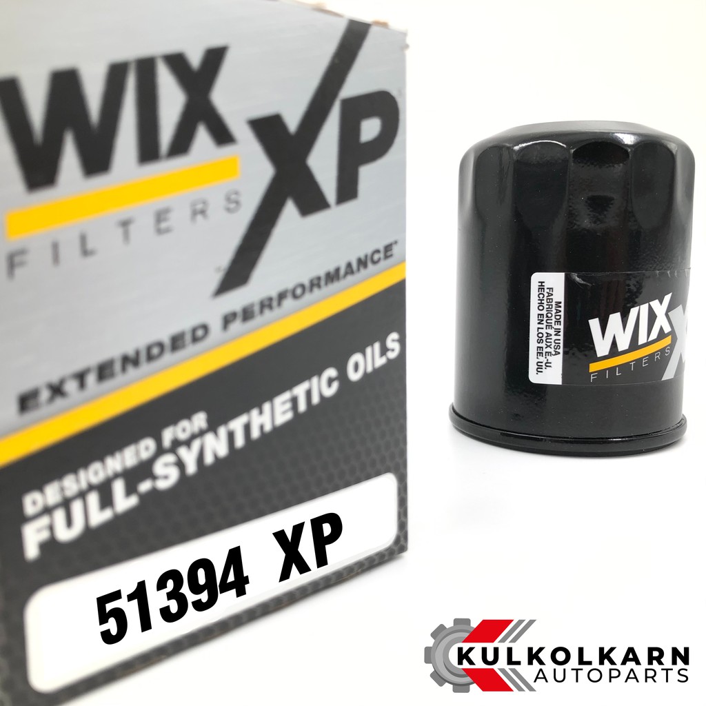กรองน้ำมันเครื่อง WIX XP สำหรับ TOYOTA VIOS, YARIS, AVANZA, ALTIS 3ZZ, WISH '04 (51394XP) รับประกันข