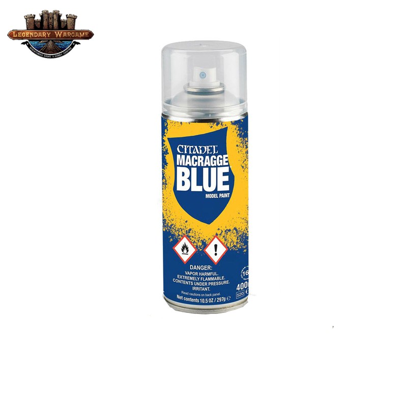 [P360พร้อมส่ง] Citadel : SPRAY: MACRAGGE BLUE (400ML) สีสเปรย์สำหรับทำสีโมเดล