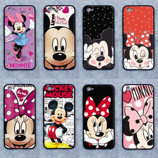 เคส  Vivo V5 plus  ลายมิกกี้-มินนี่  ขอบนิ่มหลังแข็ง เคสมือถือ เคสโทรศัพท์ Case