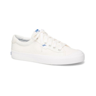 KEDS WF61176 รองเท้าผ้าใบ แบบผูกเชือก รุ่น CREW KICK 75 CANVAS สีขาว