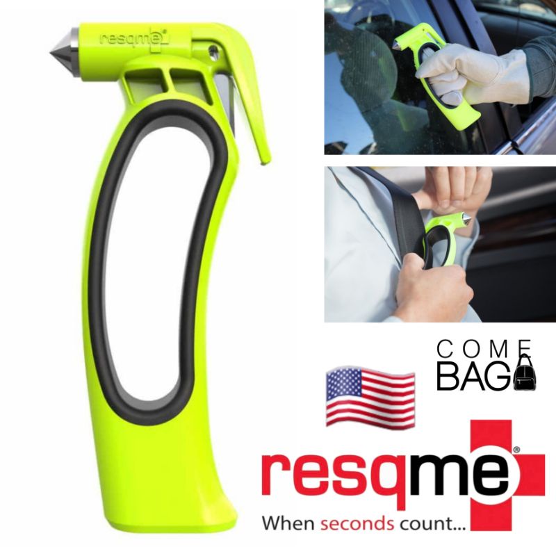 ค้อนทำลายกระจกรถยนต์ Resqme Brand USA.🇺🇸ของแท้💯% ใช้งานได้จริง