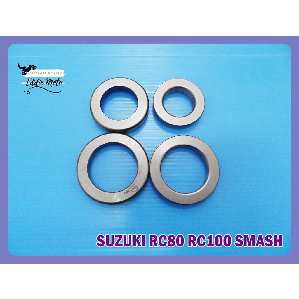 HEAD SET Fit For SUZUKI RC80 RC100 SMASH (4 PCS.) // ชุดถ้วยคอ (4 ตัว)