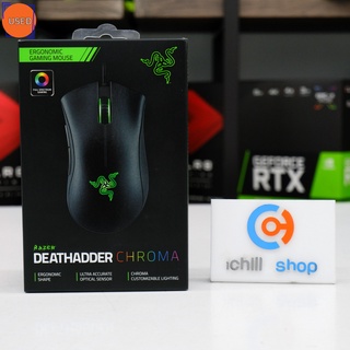 MOUSE (เมาส์) RAZER DEATHADDER CHROMA (BLACK) P11608