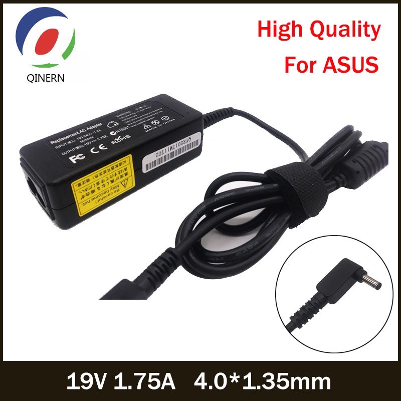 19V 1.75A 33W 4.0*1.35 มม.AC แล็ปท็อปอะแดปเตอร์ชาร์จไฟสําหรับ ASUS Vivobook S200E X202E X201E Q200 S