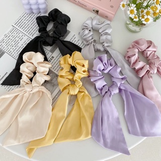 Ribbon 💖🌷 โบว์ผูกผมผ้าซาติน สีสวยเงาๆ เป็นอีกรุ่นที่แนะนำเลยค่า งานสวย งานดีมากๆ จะแมทช์กับชุดไหนได้หมดเลยค่า