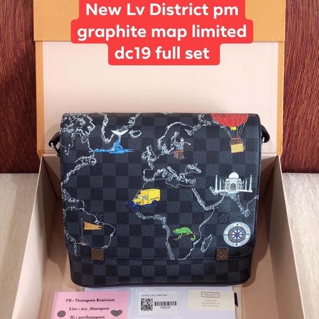🎁🎁New Lv District pm graphite map limited dc19 fullset