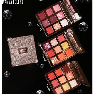⚡FLASH SALE⚡♡พร้อมส่งSivanna Colors Diamond Rose Essence Oil9-Eyeshadow HF6032 ของแท้100%