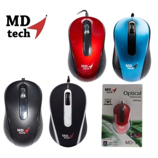 Mouse MD-Tech เม้าส์ USB รุ่น MD-18 แบบสายUSB