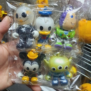 Yujin Gashapon Disney Kubrick Lego Style Micky Donald Buzz Nightmare Alien Set of 5