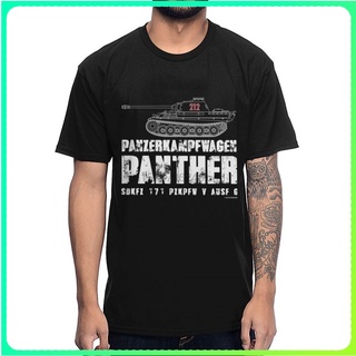 เสื้อยืดผ้าฝ้ายพิมพ์ลายใหม่ เสื้อยืด ลาย Wehrmacht German Panther Tank 212 สไตล์วินเทจ เยอรมนี Wwii Ww2