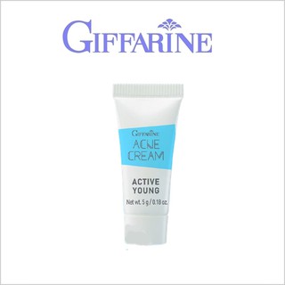 กิฟฟารีน แอคทีฟ ยัง แอคเน่ ครีม 5 กรัม Giffarine Active Young Acne Cream 5 g.