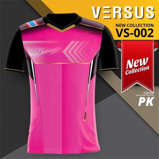 VS002 เสื้อกีฬา ฟุตบอล พิมพ์ลาย Thailand เกรดA ชาย + มี ใบกำกับภาษี (Pink)